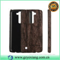 wood pattern skin plsatic hard case for lg k10 back cover case